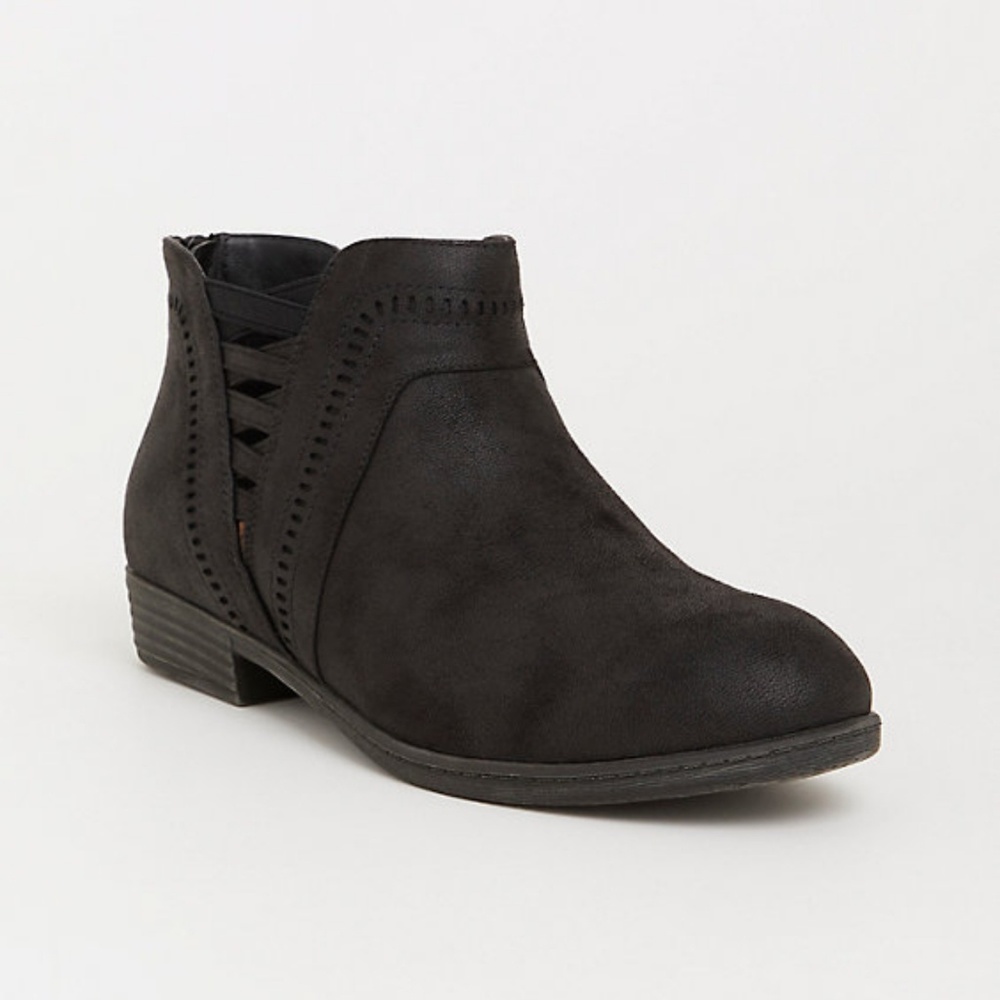 Torrid Black Booties (Wide Width)